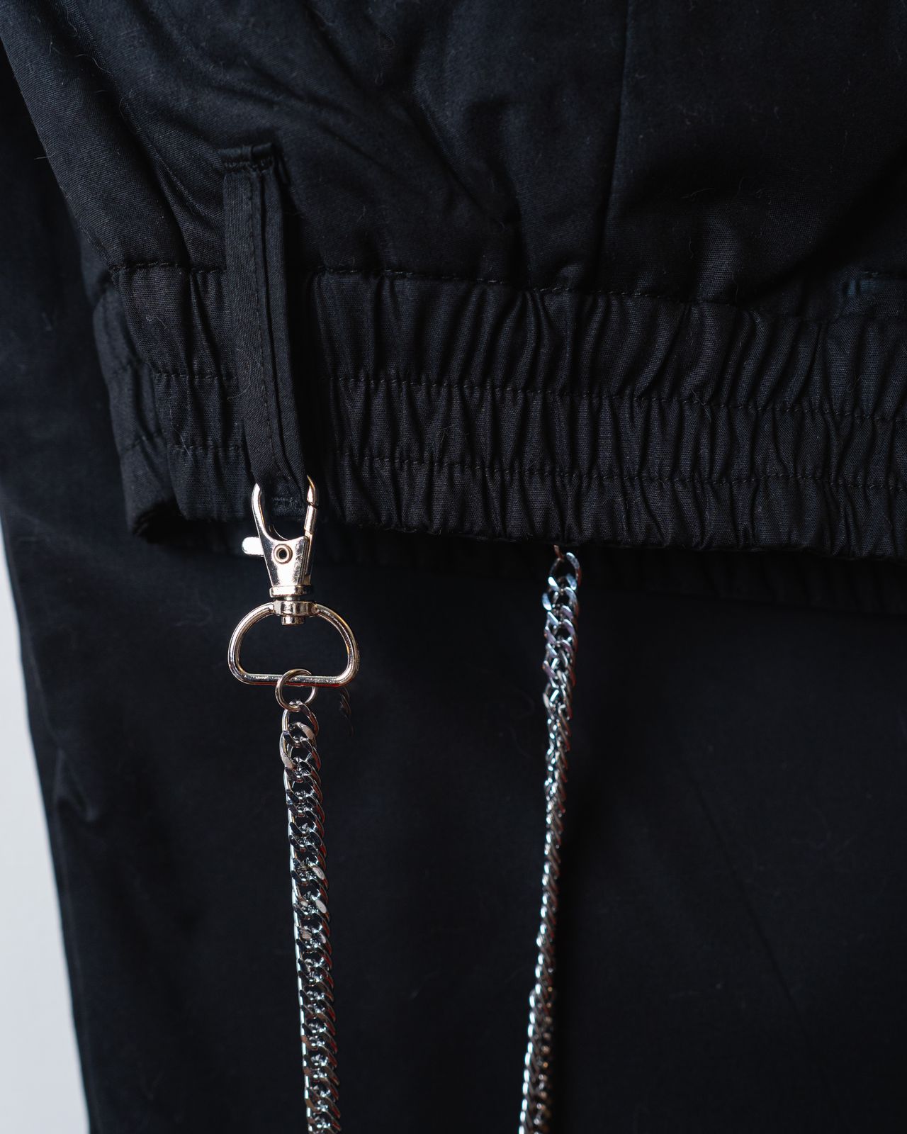 Black Basic Baggy Trousers